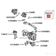 Привод вакуумного клапана EGR WAHLER 4029783009990 865653 OF85SY E 710413 - Изображение 3