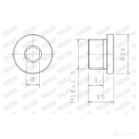 Болт глушителя WALKER 1416768066 OGS9DW O 3277490832948 83294