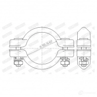 Cl exhaust system WALKER 3277490825018 7EM UVN 132392 82501 - Изображение 5