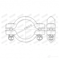 Cl exhaust system WALKER 132399 HB2 49 82516 3277490825162 - Изображение 4