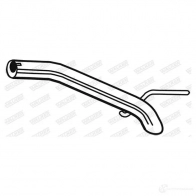 Выхлопная труба глушителя WALKER 0M S9TH 10722 3277490107220 Opel Astra (J) 4 Хэтчбек 1.3 CDTI (68) 95 л.с. 2009 – 2015