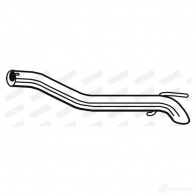 Выхлопная труба глушителя WALKER 10719 3277490107190 HJ2 GQ Opel Astra (J) 4 Седан 1.7 CDTI (69) 110 л.с. 2012 – 2015