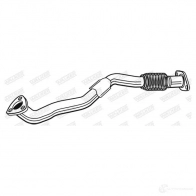 Выхлопная труба глушителя WALKER D10H Z2W 07935 3277490079350 122976