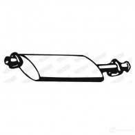 Выхлопная труба глушителя WALKER UM7T X 02981 Toyota Corolla (E100) 7 1991 – 2000 3277490029812