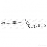Выхлопная труба глушителя WALKER Z7 KWHJQ 08138 Peugeot 106 2 (1A) Хэтчбек 1.0 i 50 л.с. 1997 – 2001 3277490081384