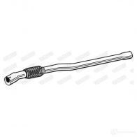 Выхлопная труба глушителя WALKER Opel Astra (H) 3 Хэтчбек 1.3 CDTI (L48) 90 л.с. 2005 – 2010 10504 3277490105042 14N JZ