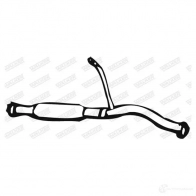 Выхлопная труба глушителя WALKER 3277490010650 01065 W OR2G0R 121128