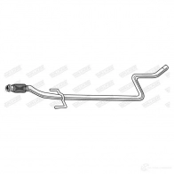 Выхлопная труба глушителя WALKER 3277490076427 07642 Citroen C2 1 (JM, PF1) 2003 – 2009 ZK GBBCP