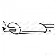 Передний глушитель WALKER HP GTEPT 129962 23197 3277490231970 - Изображение 2