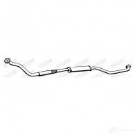 Передний глушитель WALKER 125352 1Z 1QV 3277490155030 15503