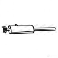 Передний глушитель WALKER 3277490217189 128745 21718 FLZ8L 10 - Изображение 2