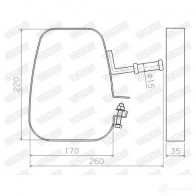 Кронштейн крепления глушителя WALKER 80606 MD Q3RY 131833 3277490806062 - Изображение 4