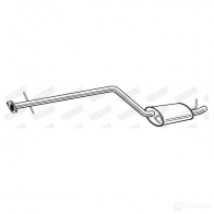 Резонатор WALKER 24072 288VB F7 3277490240729 Ford Transit Connect 1 (C170) 2002 – 2020