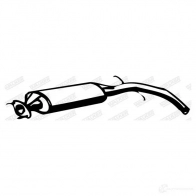Резонатор WALKER 3277490195296 19529 Nissan Primera (W10) 1 Универсал 1.6 i 102 л.с. 1991 – 1998 2U7T A