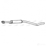 Резонатор WALKER Opel Astra (F) 1 Хэтчбек 2.0 GSI 16V (F08) 150 л.с. 1991 – 1998 3277490703576 Y2E LVT 70357