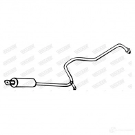 Резонатор WALKER Nissan Primera (W10) 1 Универсал 1.6 i 102 л.с. 1991 – 1998 BM XGW4 3277490165893 16589