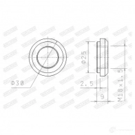 Гайка выпускного коллектора WALKER 3277490804334 9 8SG17 1416767159 80433