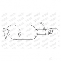 Сажевый фильтр WALKER Q4YN BK 1438027719 73331