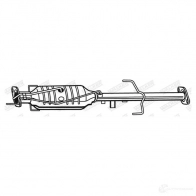 Сажевый фильтр WALKER 3277490930477 C NWQMY 93047 Mazda 6 (GH) 2 Универсал 2.0 MZR CD 140 л.с. 2007 – 2010