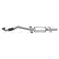 Сажевый фильтр WALKER 73187 3277490731876 Opel Meriva (A) 1 Минивэн 1.7 CDTI (E75) 100 л.с. 2003 – 2010 B SSWW