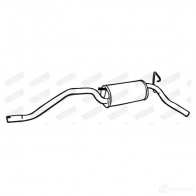 Задний глушитель WALKER 122603 06607 JWJ5A S 3277490066077