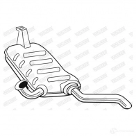 Задний глушитель WALKER 22505 Z LL1TNO 3277490225054 129341 - Изображение 2