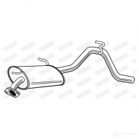 Задний глушитель WALKER 130032 23274 3277490232748 SZ2 5ILH - Изображение 2
