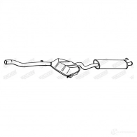 Задний глушитель WALKER 3277490162700 YSXZ JHB 16270 125699