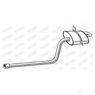Задний глушитель WALKER 129809 A7BJU S 3277490230188 23018 - Изображение 2