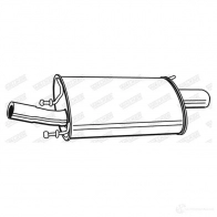 Задний глушитель WALKER 3277490218773 128848 JI8 OSY 21877 - Изображение 2