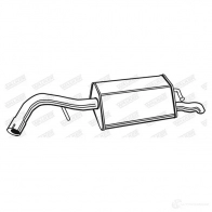 Задний глушитель WALKER 5JER 6 22078 128984 3277490220783 - Изображение 2
