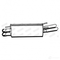 Задний глушитель WALKER IE BB6 129584 22777 3277490227775 - Изображение 2