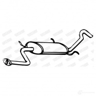Задний глушитель WALKER 3277490094582 8WV DMC 123504 09458