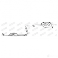 Задний глушитель WALKER 3277490166678 Suzuki Swift (HT, SF) 1 1991 – 2004 OU2H6T 0 16667