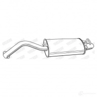 Задний глушитель WALKER 3277490178695 17869 126450 QK 27H - Изображение 2
