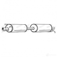 Задний глушитель WALKER 3277490225986 129428 LCT V8B 22598 - Изображение 2