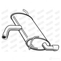 Задний глушитель WALKER 3277490230065 0ZYH AB 23006 129798 - Изображение 2
