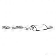 Задний глушитель WALKER 3277490145765 14576 Y ZV1F0U 124974