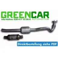 Сажевый фильтр ОГ GREENCAR AUTOMOTIVE U91 OZ MWZL50 GR21-014729 1420557212