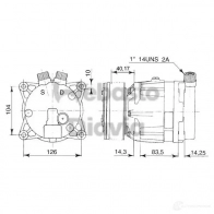 Компрессор кондиционера WEBASTO LA S9WAQ 62085015122c 1438645698 - Изображение 2