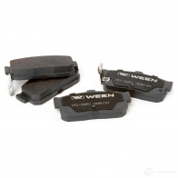 Тормозные колодки дисковые WEEN QMTD4 7B 1512251 3254249 8718401007697 - Изображение 2