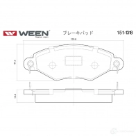 Тормозные колодки дисковые WEEN V4UXIX 21 980 3253417 1511318 - Изображение 3