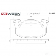 Тормозные колодки дисковые WEEN 20974 206 35 3253254 1511155 - Изображение 2