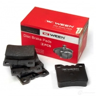 Тормозные колодки дисковые WEEN 55RIUS 212 78 1511244 Peugeot 406 1 (8B) Седан 1.8 16V 116 л.с. 2000 – 2004