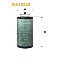 Воздушный фильтр WIX FILTERS 2531552 WA10322 KJEBGV XS29 SS7