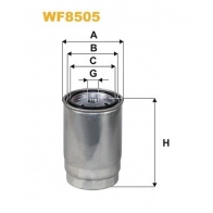 Топливный фильтр WIX FILTERS 8W51A 46 UGR WF8505 1290749076