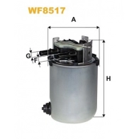 Топливный фильтр WIX FILTERS 1225039974 WF8517 RZZWI5H OH49B 0H