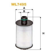 Масляный фильтр WIX FILTERS ZZ8QL MWW 4QYF 2533287 WL7495