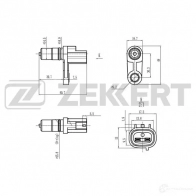 Датчик скорости ZEKKERT OJ6YA 1 Toyota Sequoia (XK30, XK40) 1 Минивэн 4.7 (UCK35) 238 л.с. 2000 – 2007 SE-8516
