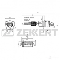 Датчик скорости ZEKKERT SE-8507 1440198843 AKKVCX L